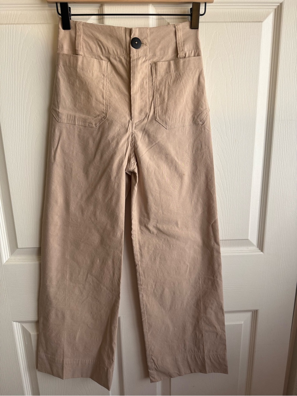 Maeve Collette Cropped Wide-Leg Trousers Size 23